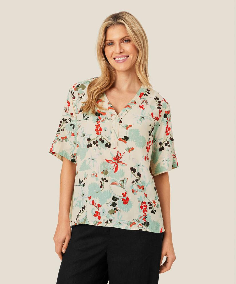 Barea Blouse, Frosty Green
