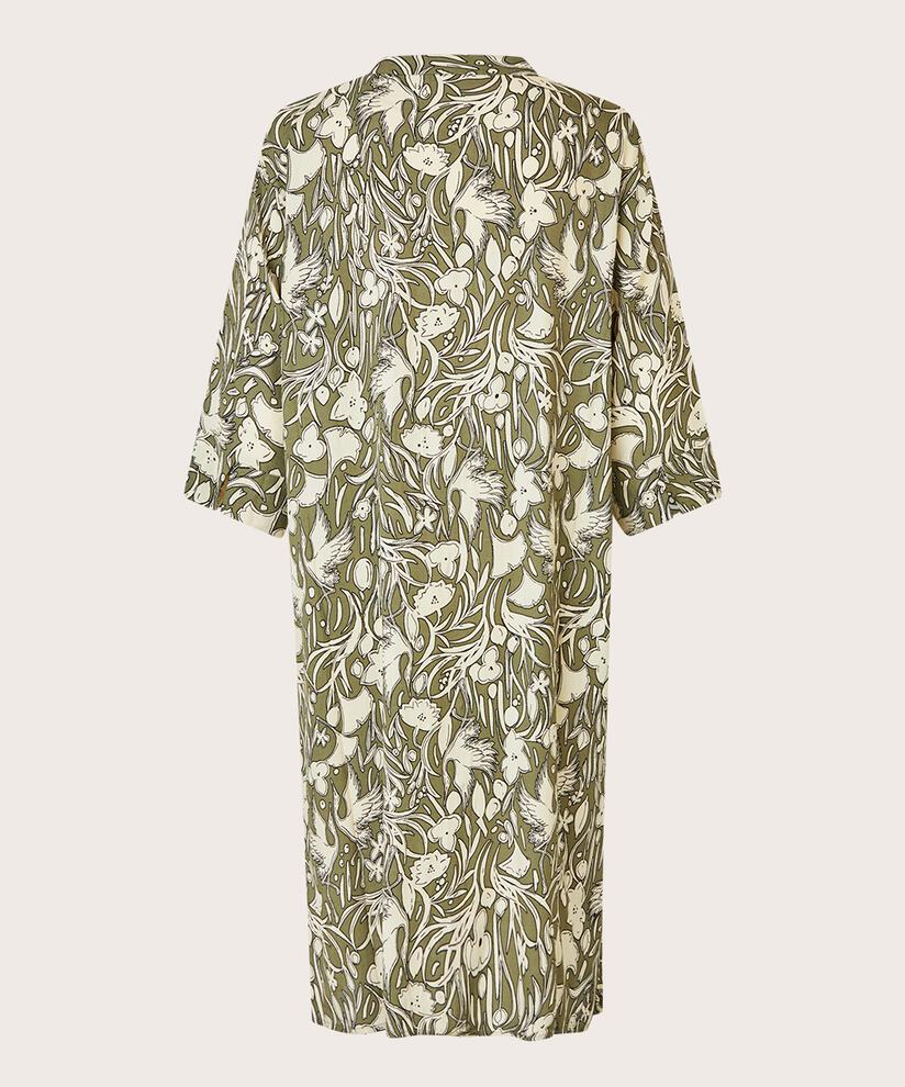 Nimes Shirt Dress, D. Lichen Green