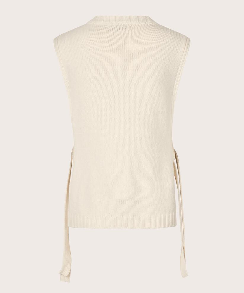 Fumiko Sweater Vest, Whitecap
