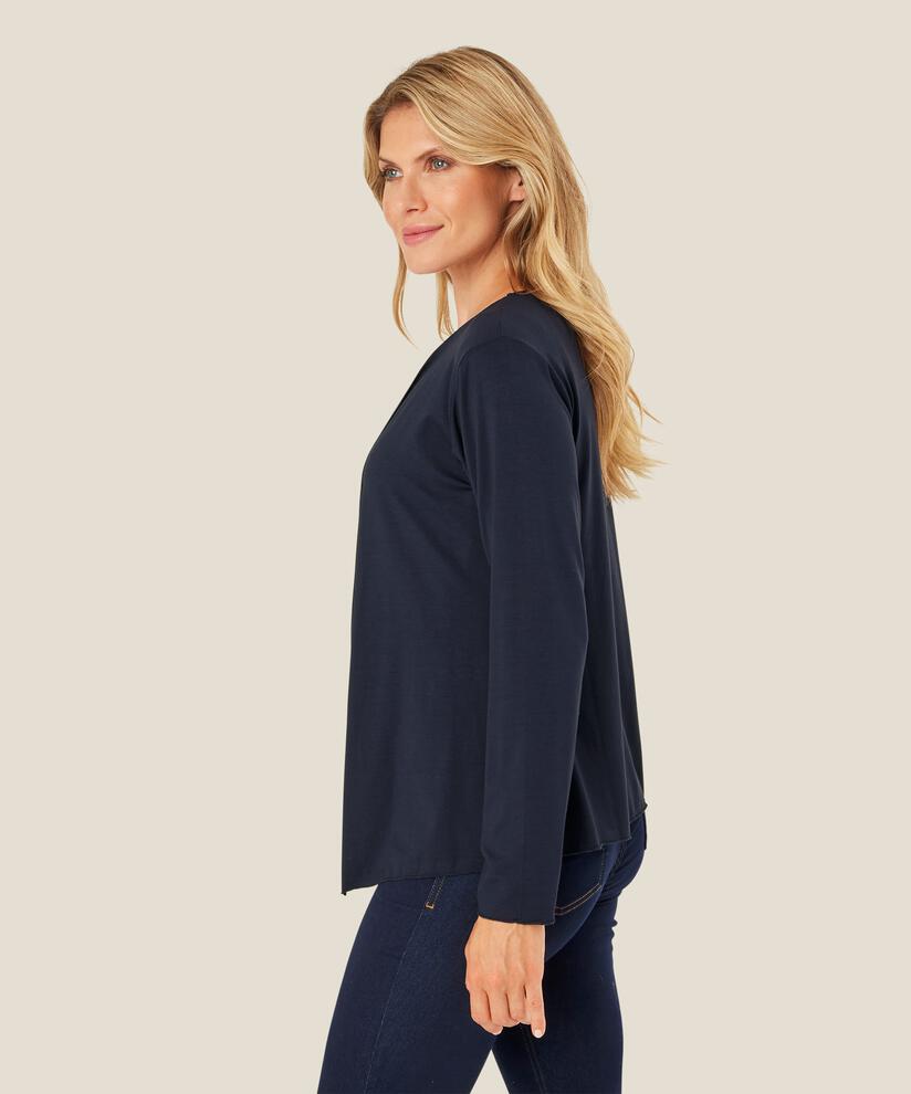 Itally JERSEY Cardigan, Navy