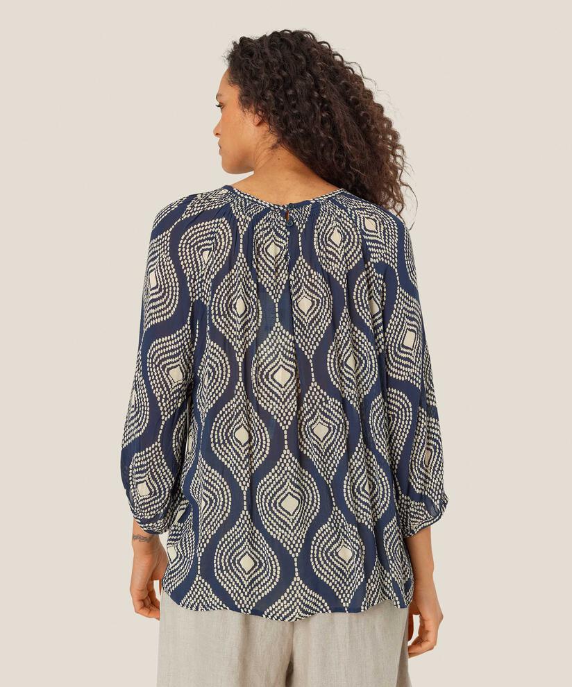 Daffodil Blouse, Mood Indigo