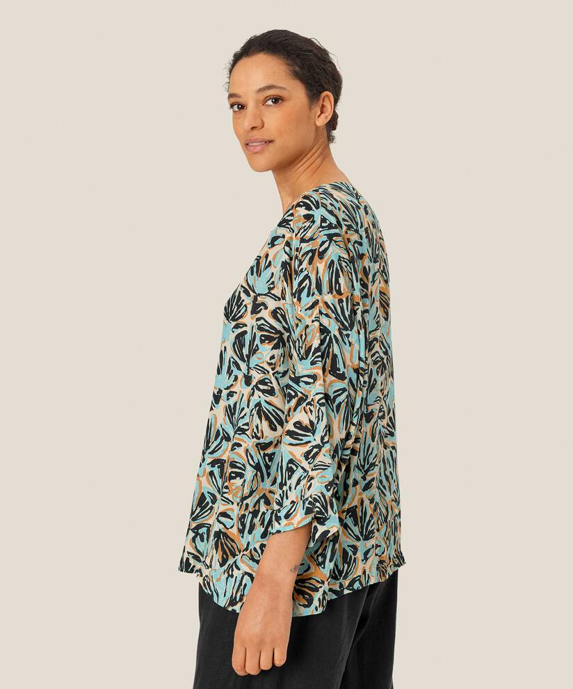Becca Blouse, Aqua