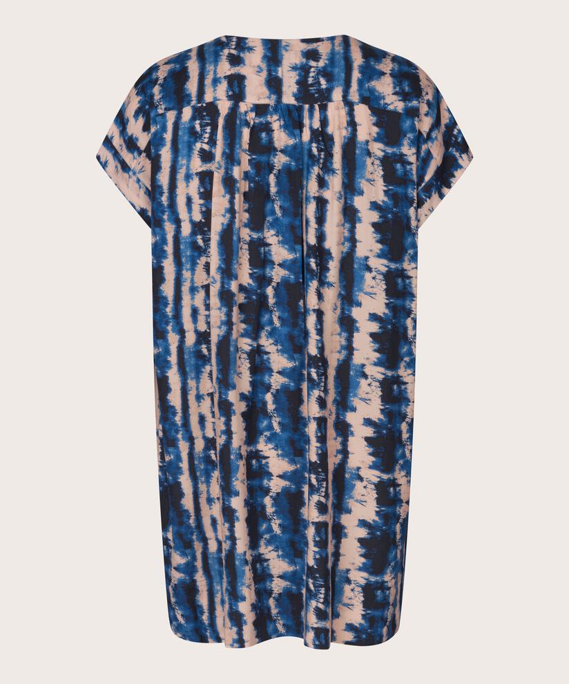Golshan Tunic, Navy Peony