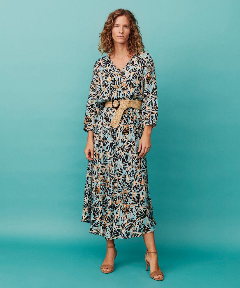 Nialina Dress, Aqua