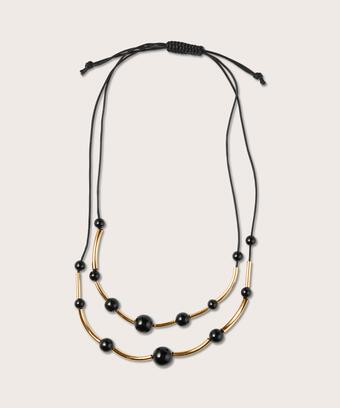Roseanne Necklace, Gold